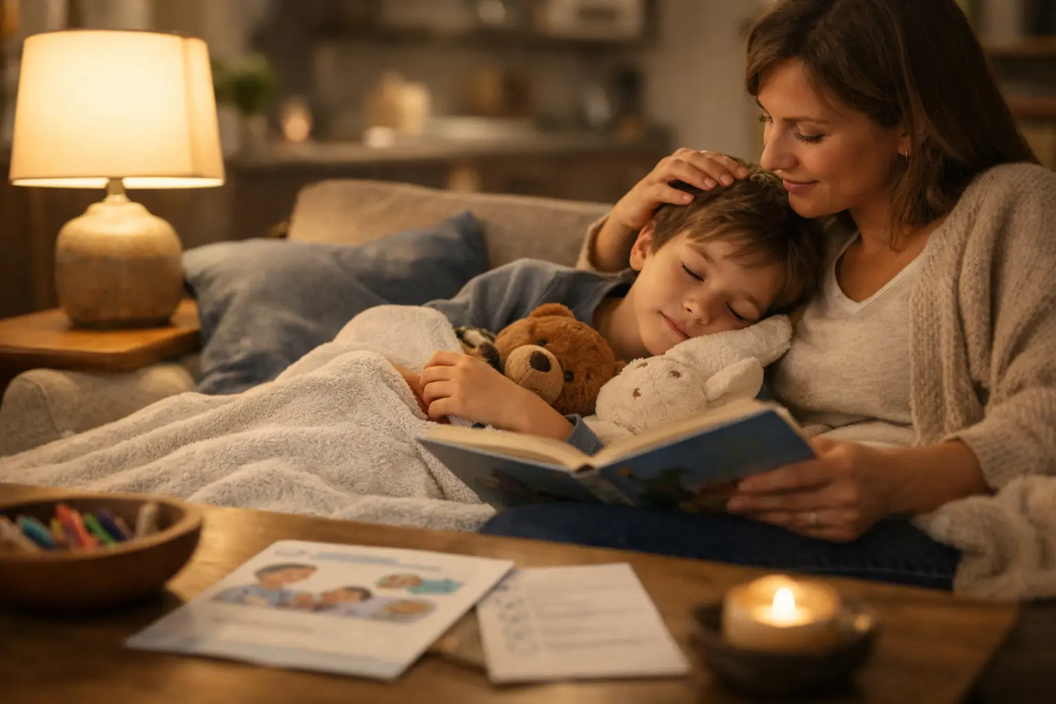 Überreizte Kinder abends begleiten - was hilft?